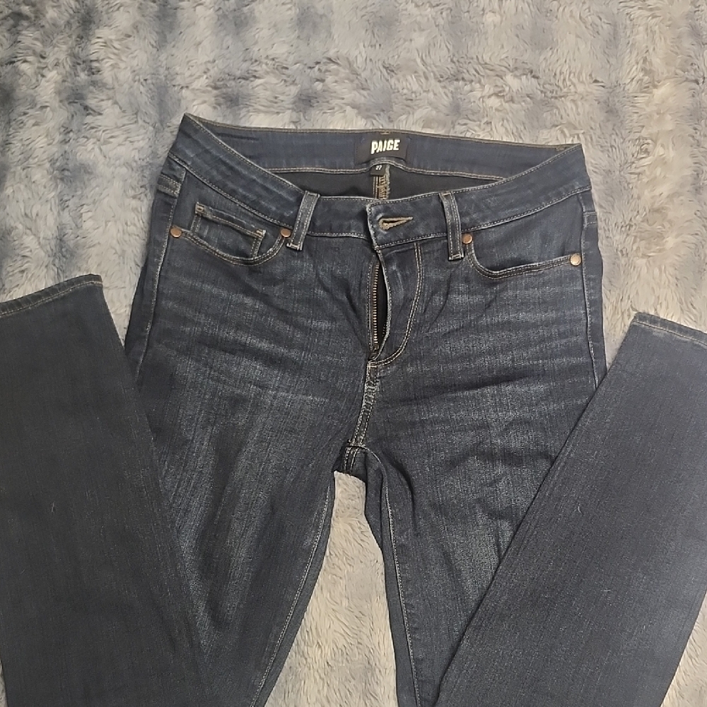 PAIGE Women's Deep Indigo Skinny Jeans